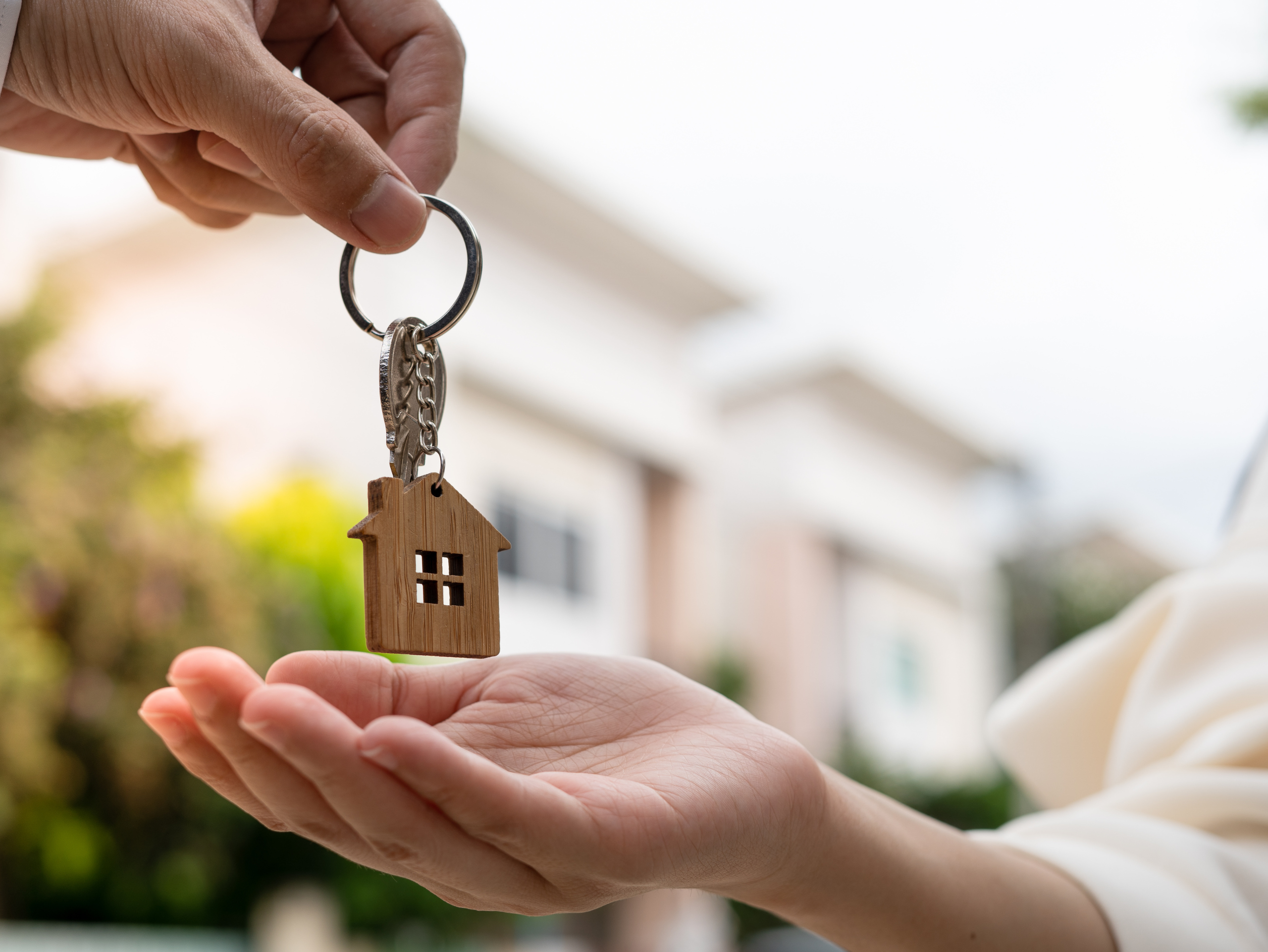 Accepting keys to your new home